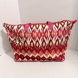 CHICO’S Stylish Multicolor Tote Bag Packable Ikat Tote - NWOT